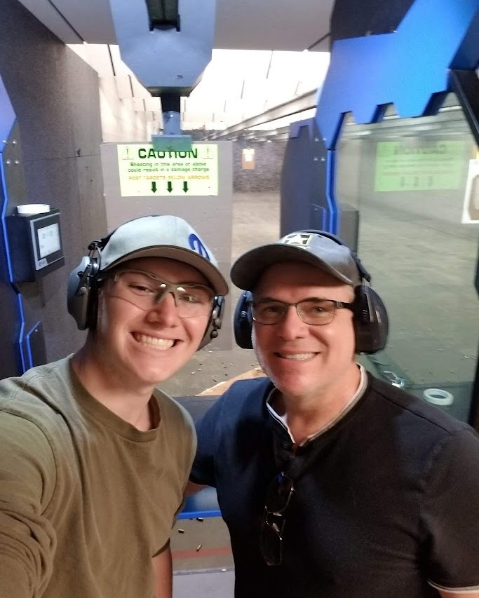 Shooting with Austin